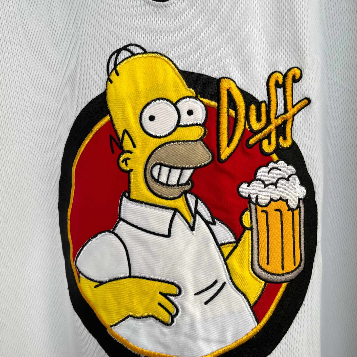2005 The Simpsons Homer Hockey Jersey - Size L/XL