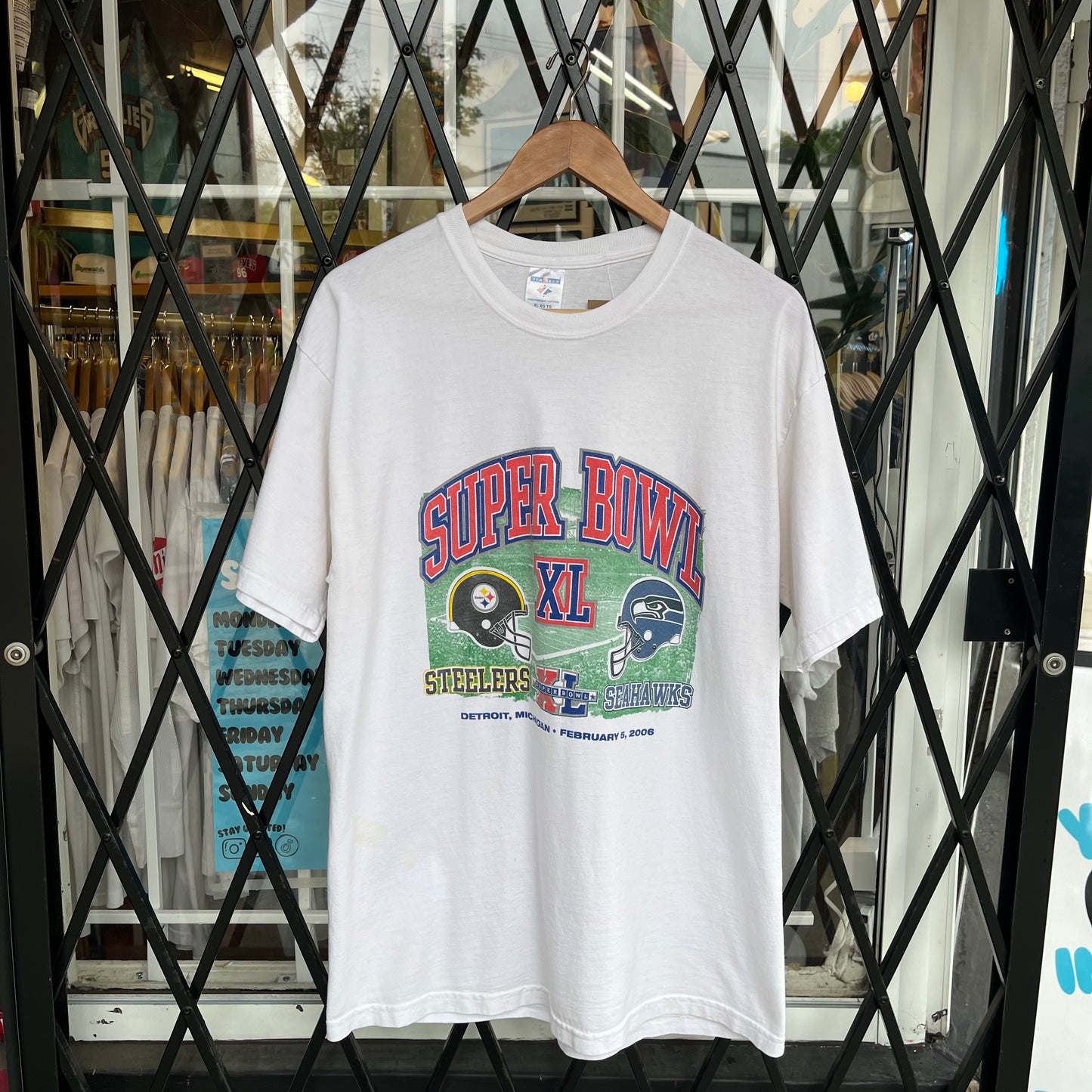 2006 Super Bowl Tee - Size XL