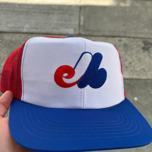 Vintage Montreal Expos Trucker Hat