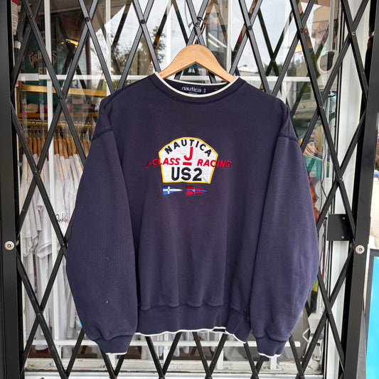 Vintage Nautica Racing Crewneck - Size M