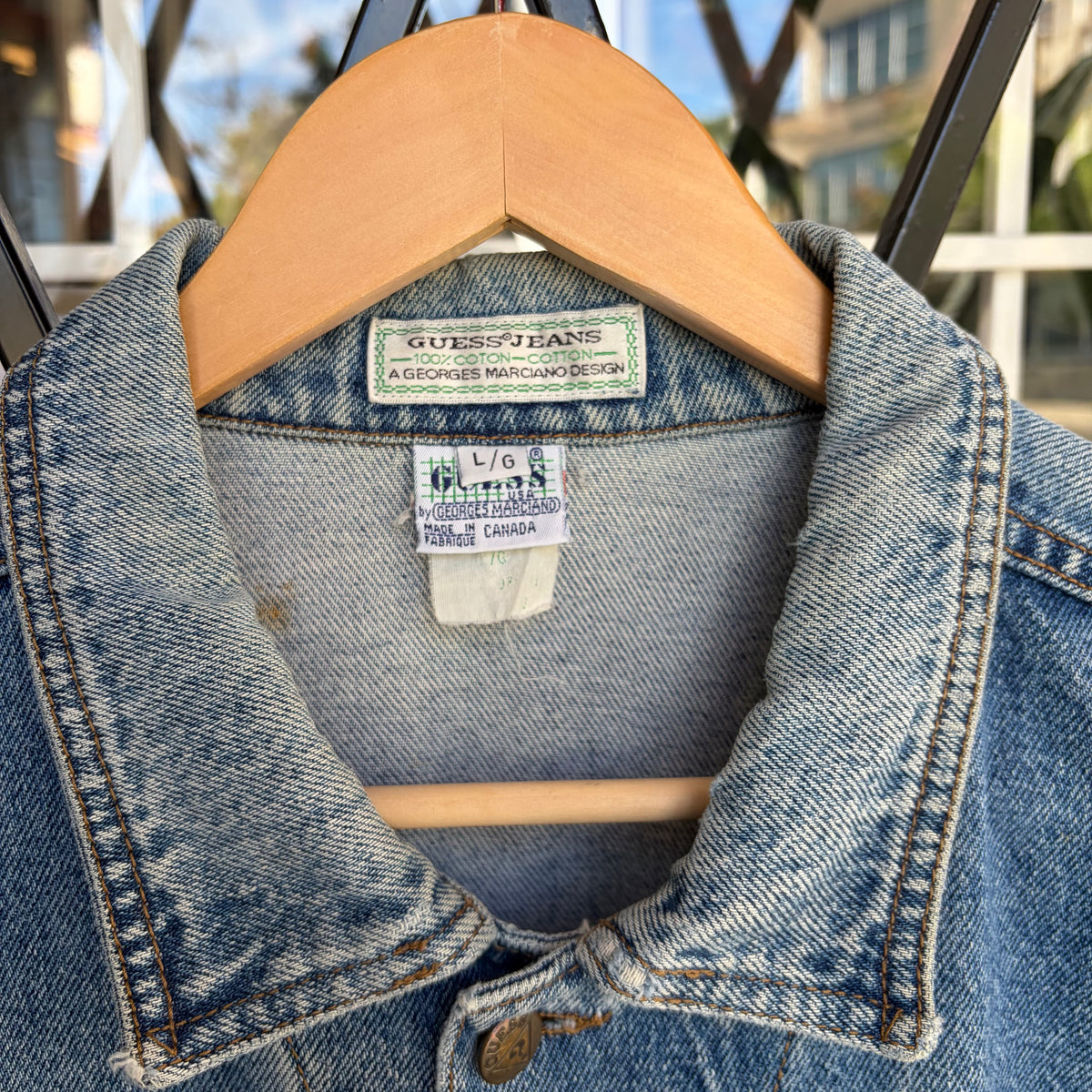 Vintage Guess Denim Jacket - Size L