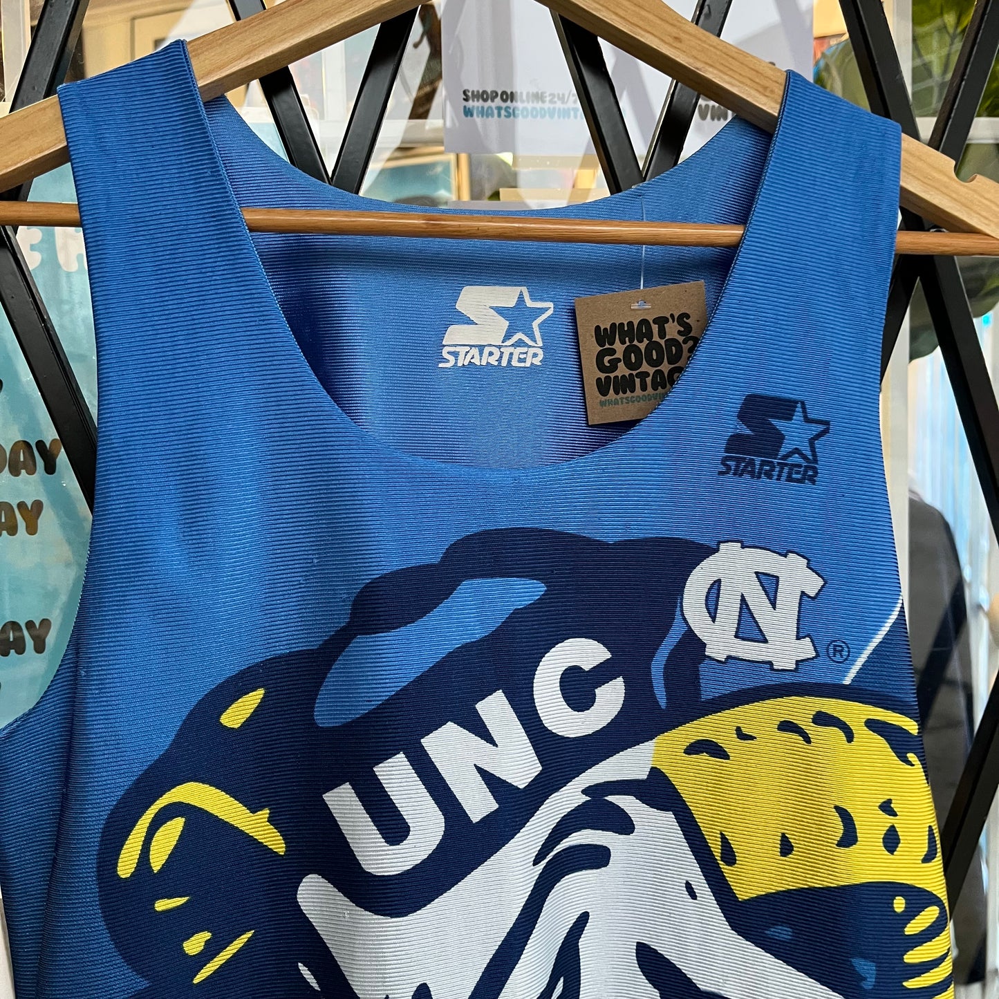 Vintage Starter UNC Tarheels Reversible Jersey - Size XS