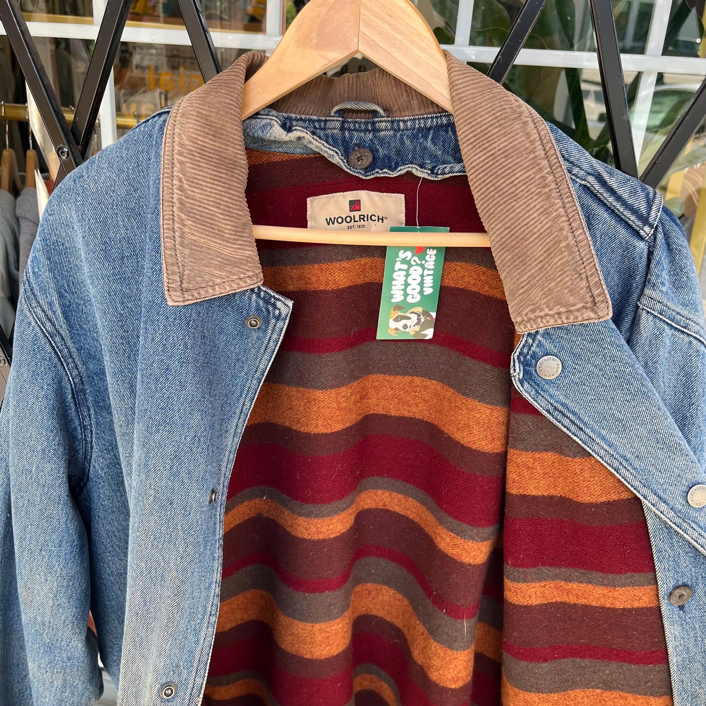 Vintage Woolrich Denim Chore Jacket - Size L