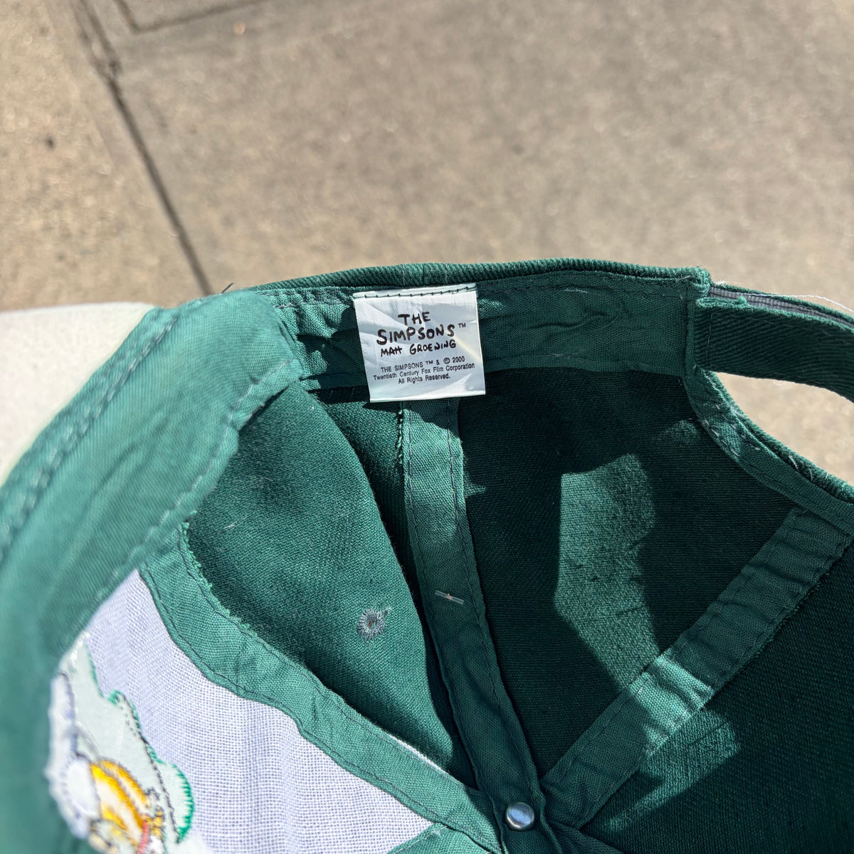 2000 Simpsons Homer Golf VelcoBack
