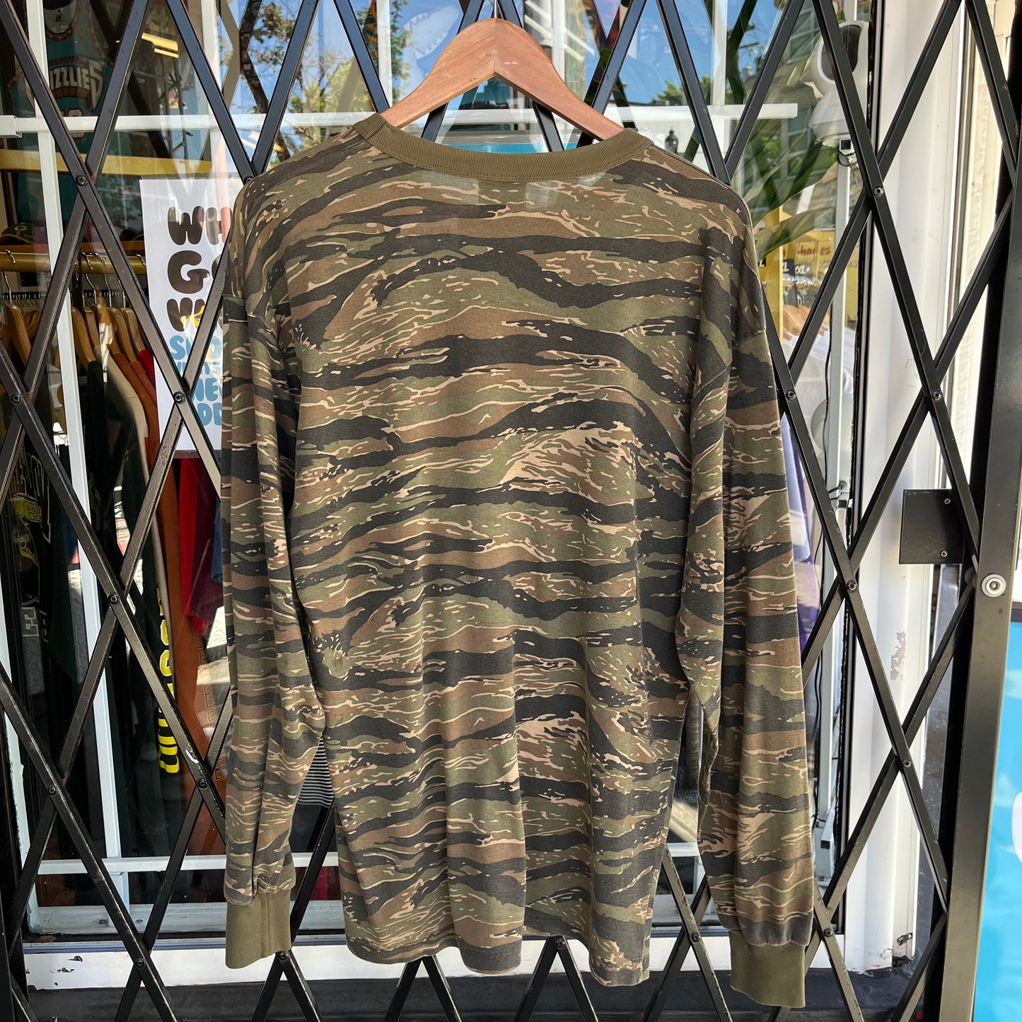 Vintage Camo Long Sleeve Shirt - Size XL