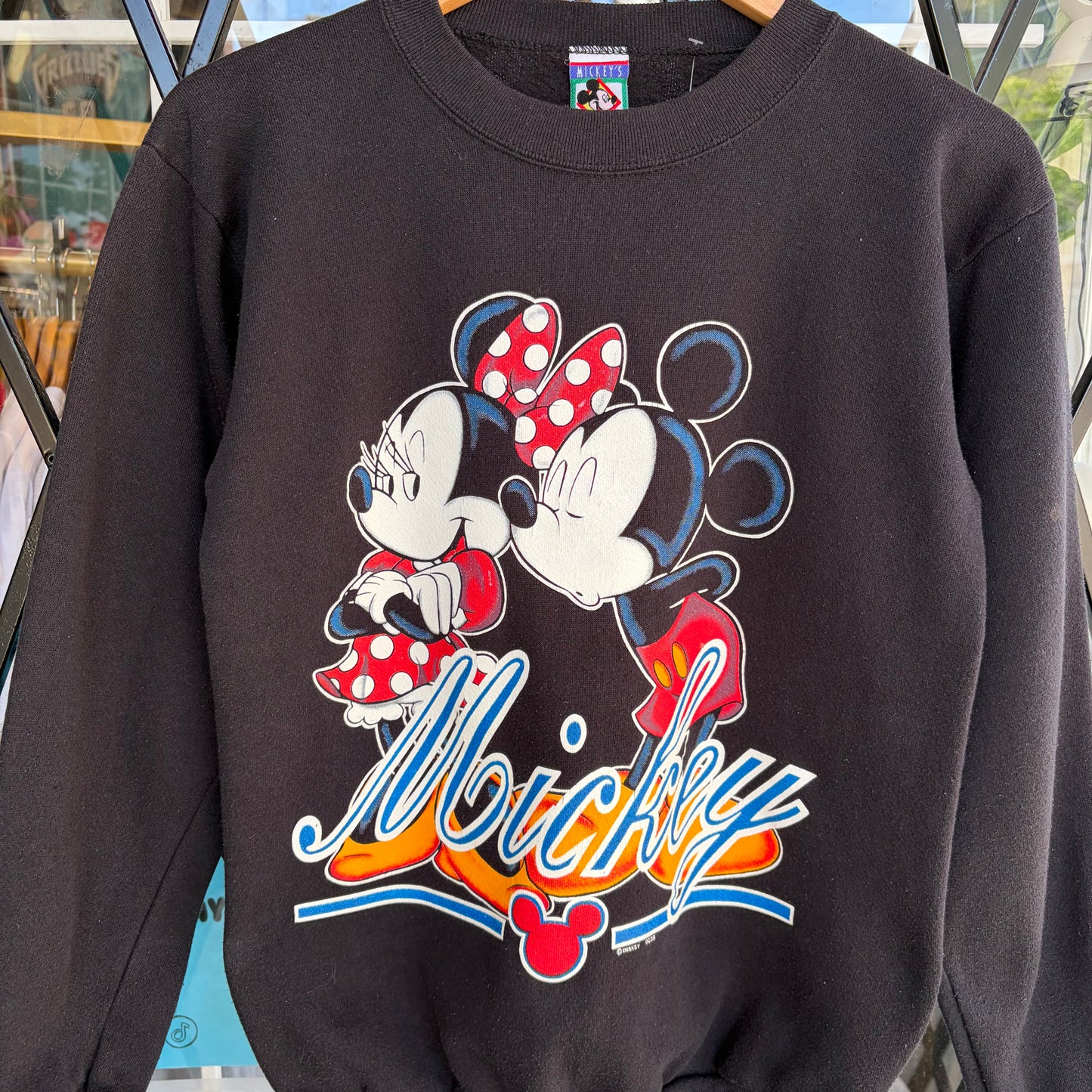 Vintage Disney Mickey and Minnie Crewneck - Fits Size S