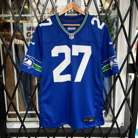 Nike Seattle Seahawks Throwback Riq Woolen Jersey - Size M