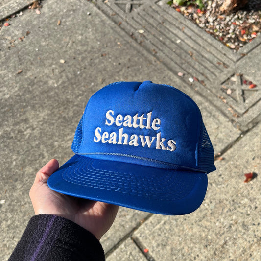 Vintage Seattle Seahawks Trucker Hat