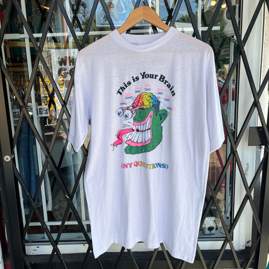 Vintage This is Your Brain Tee - Size L