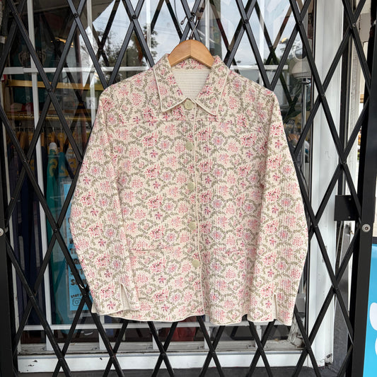 Vintage Reversible Light Quilt Chore Style Jacket - Size Women’s M
