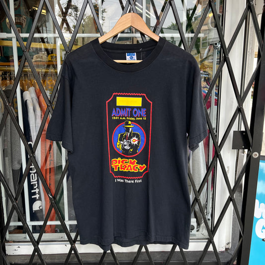 Vintage Disney Dick Tracy Movie Promo Tee - Size L