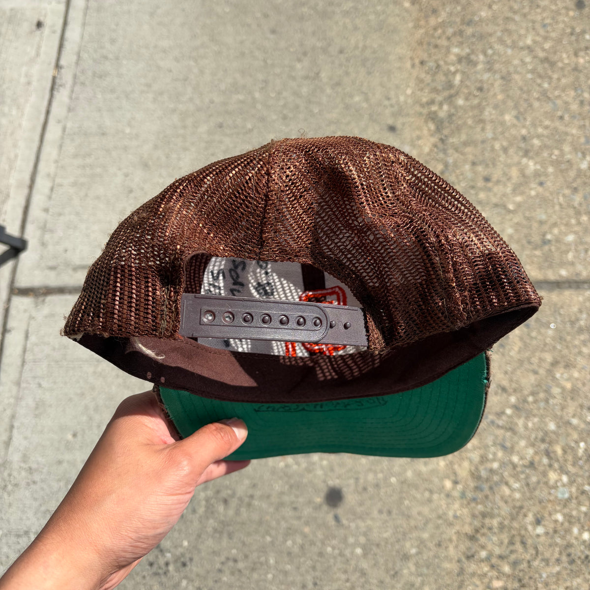 Vintage Distressed SD Padres Trucker Hat