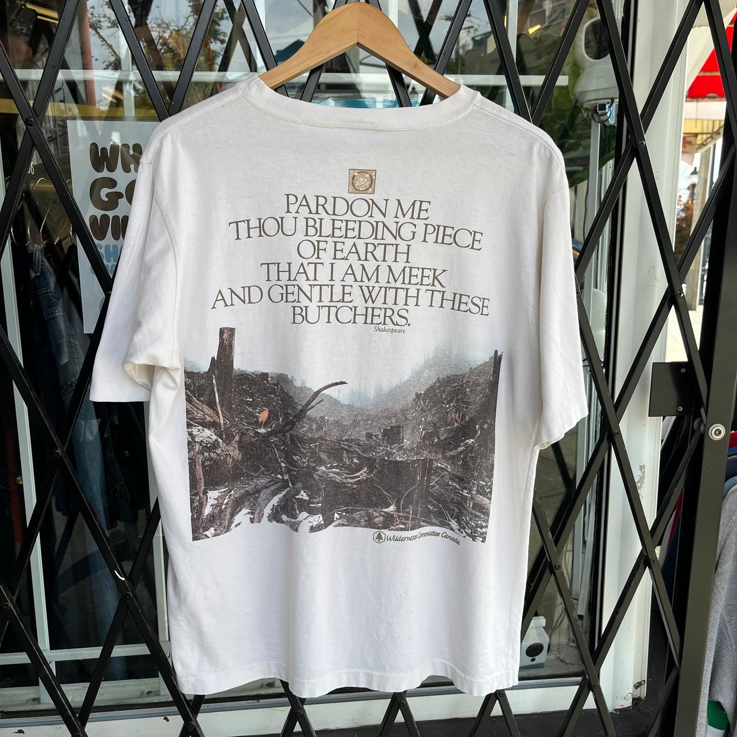Vintage Wilderness Committee Canada Shakespeare Tee - Size L