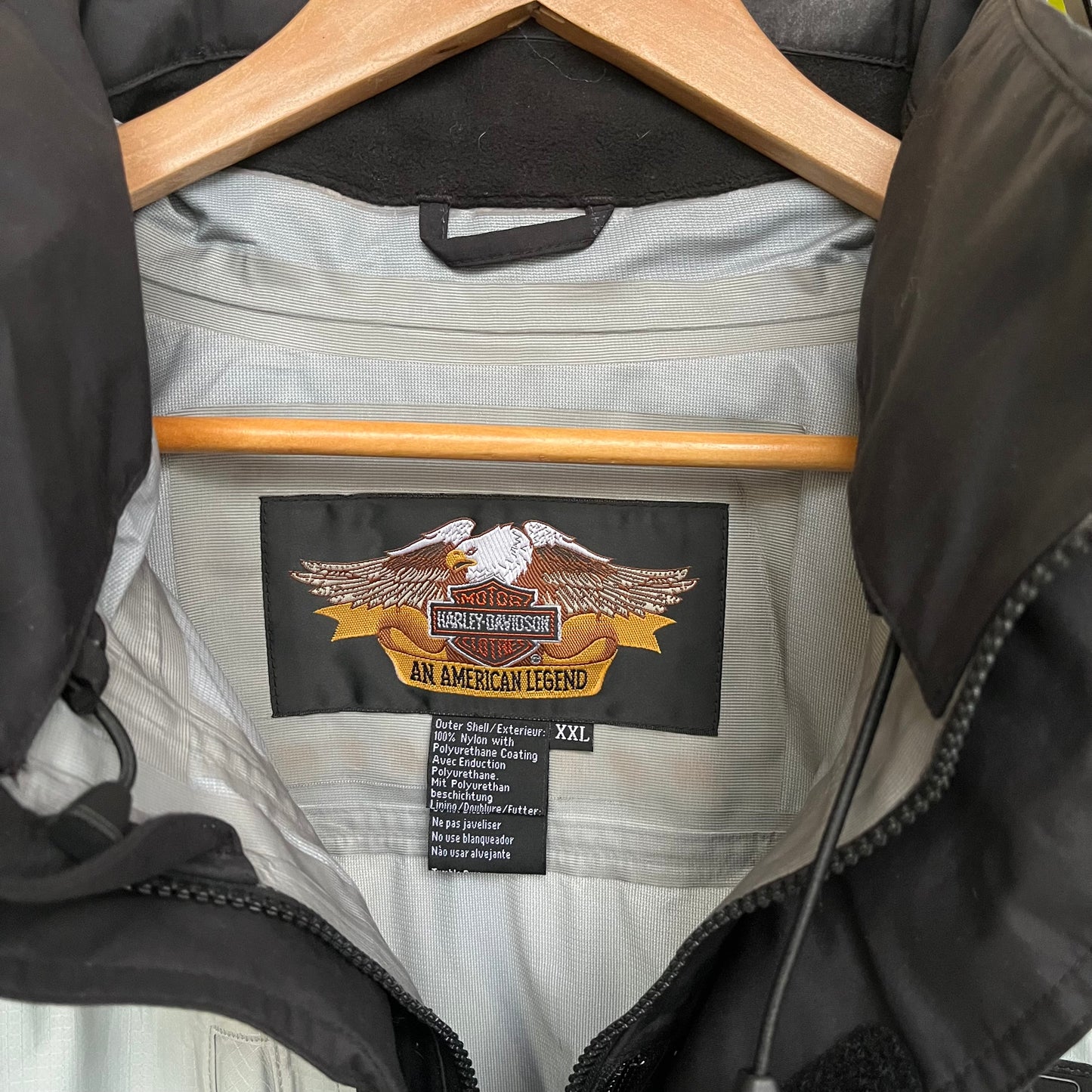 Vintage Harley Davidson Waterproof Jacket - Size XXL