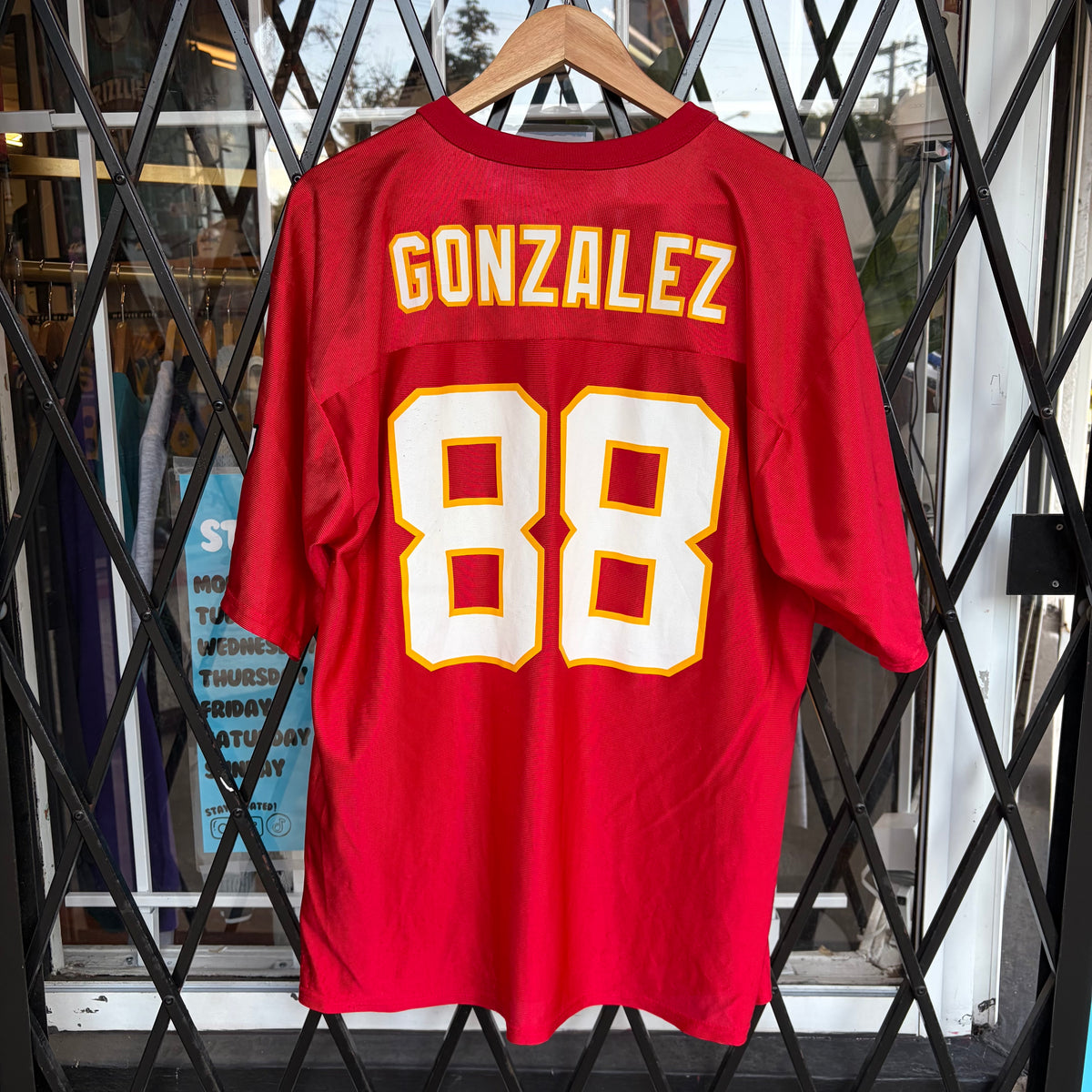 Vintage Tony Gonzalez Chiefs Practice Jersey - Size L