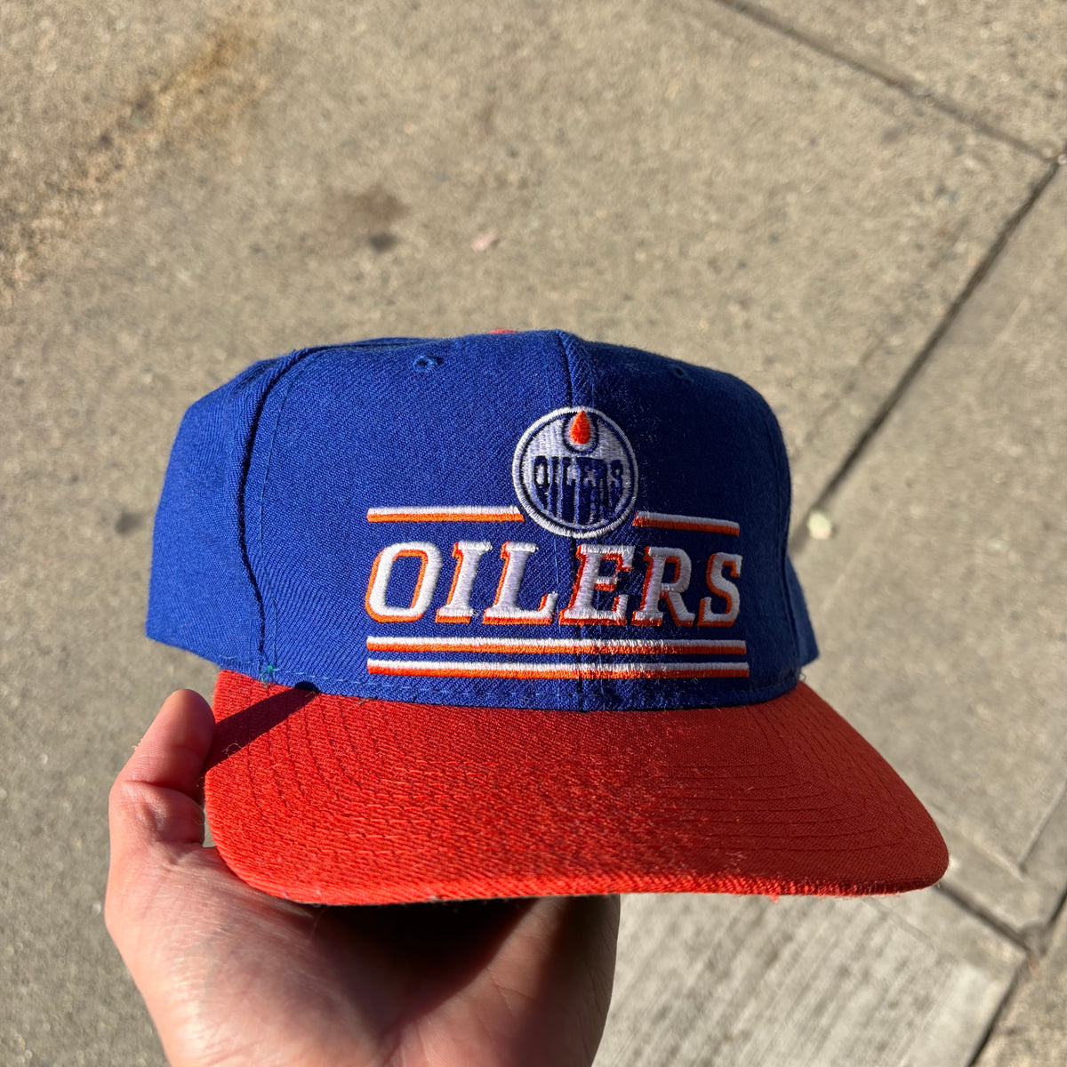 Vintage Starter Edmonton Oilers SnapBack