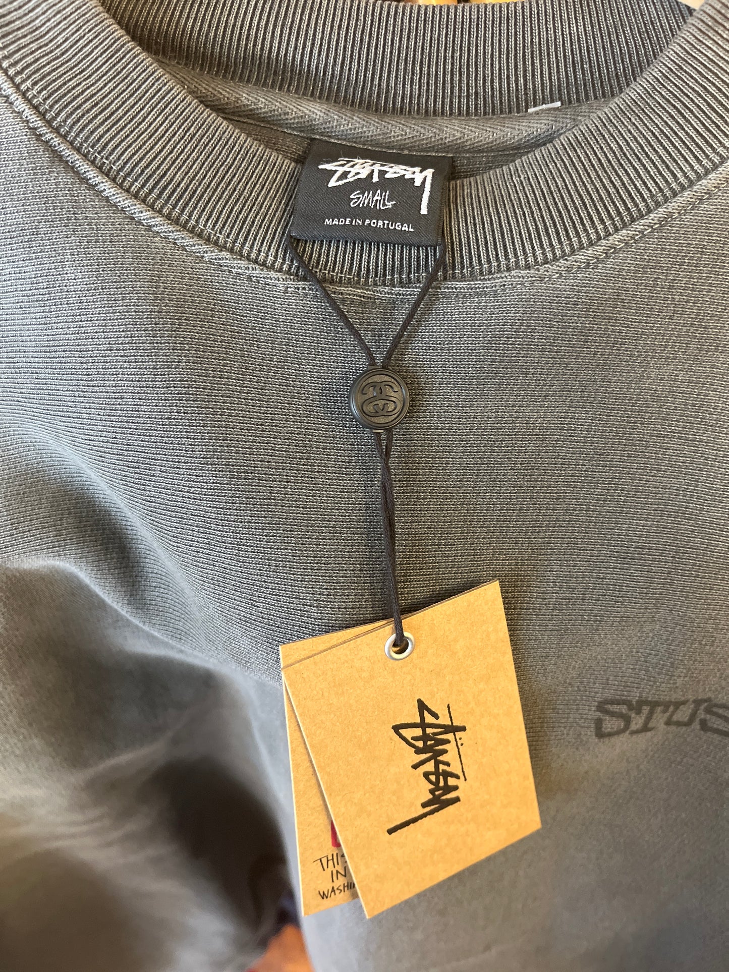 Stussy Jumbo Crew Pigment Dyed - Size S
