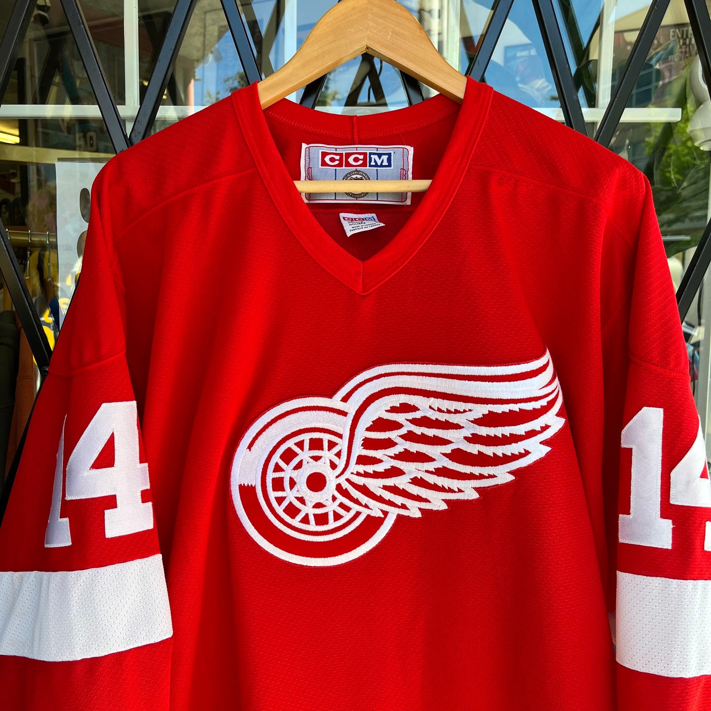 Vintage Detroit Red Wings Shanahan Jersey - Size L