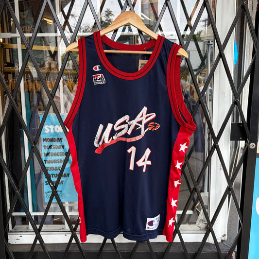 Vintage Champion USA Olympic Robinson Jersey - Size 48 (XL)