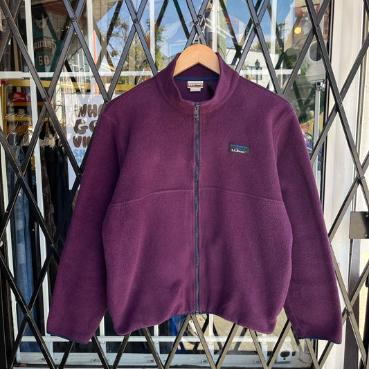Vintage LL Bean Fleece Jacket - Size Womens S