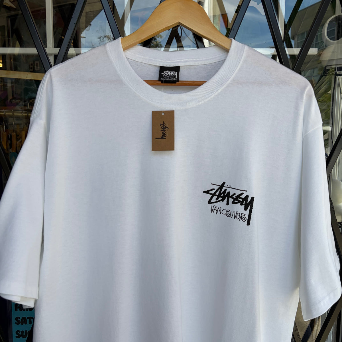 Stussy Vancouver Stock Tee White - Size XL