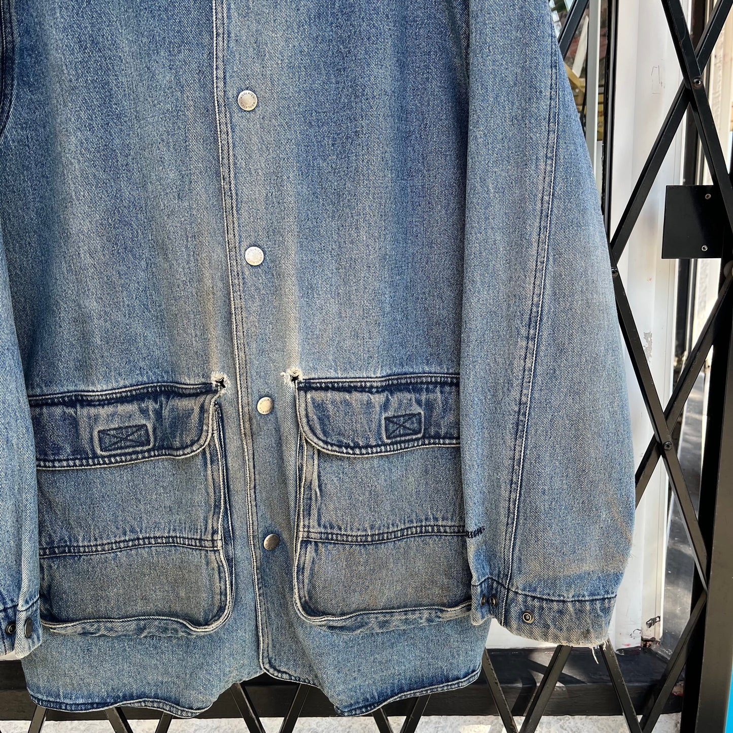 Vintage Woolrich Denim Chore Jacket - Size L
