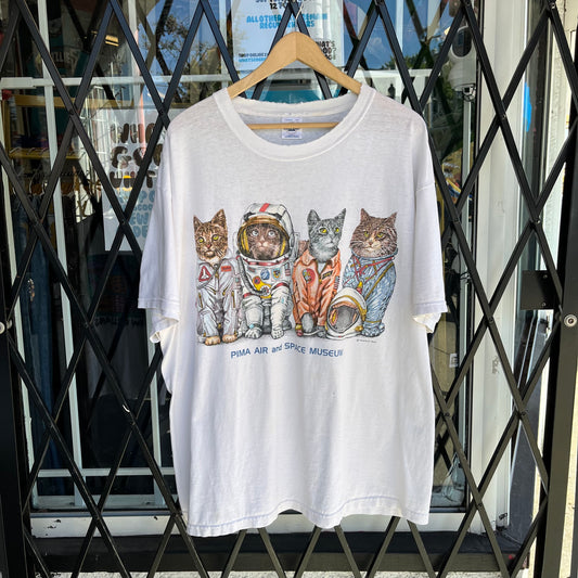 Vintage Cats Tee - Size XL