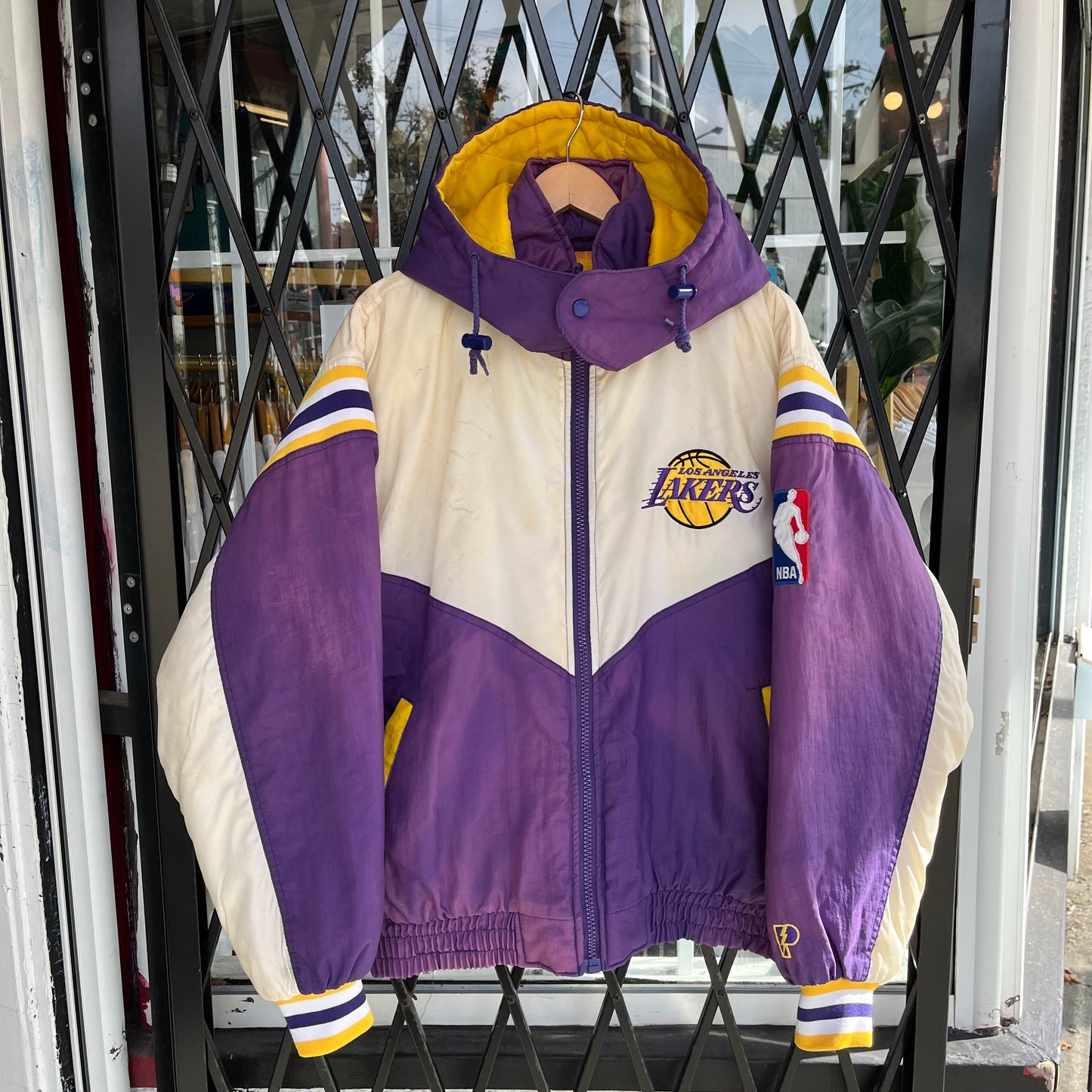 Vintage Pro Players Los Angeles Lakers Parka Jacket - Size M