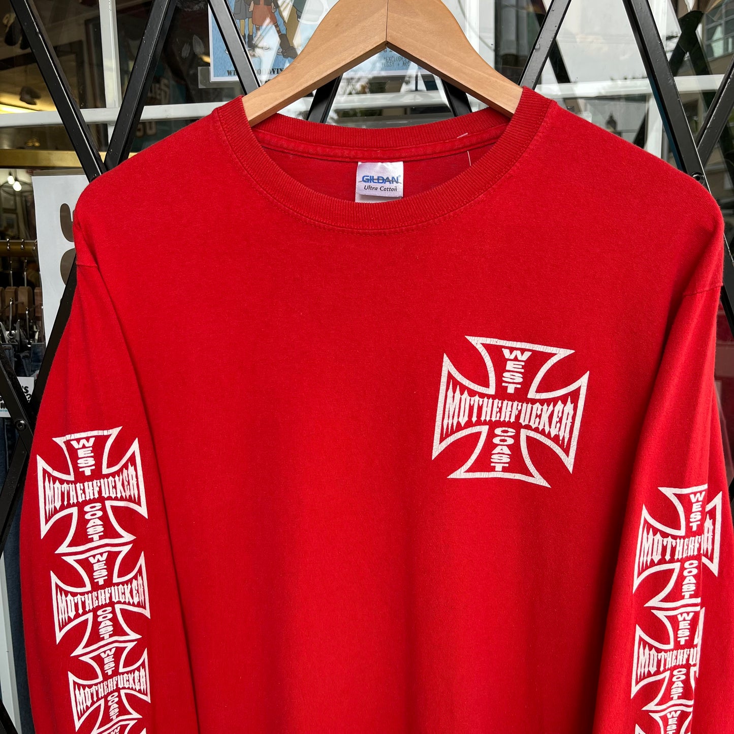 Y2K West Coast MotherFucker Long Sleeve - Size M