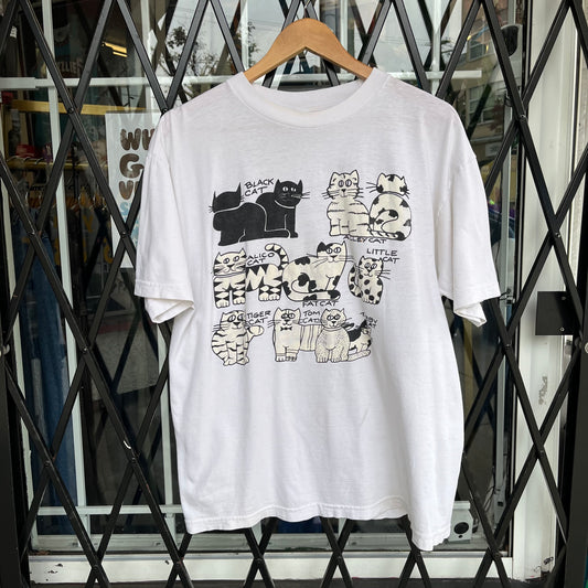Vintage Cat Tee - Size XL