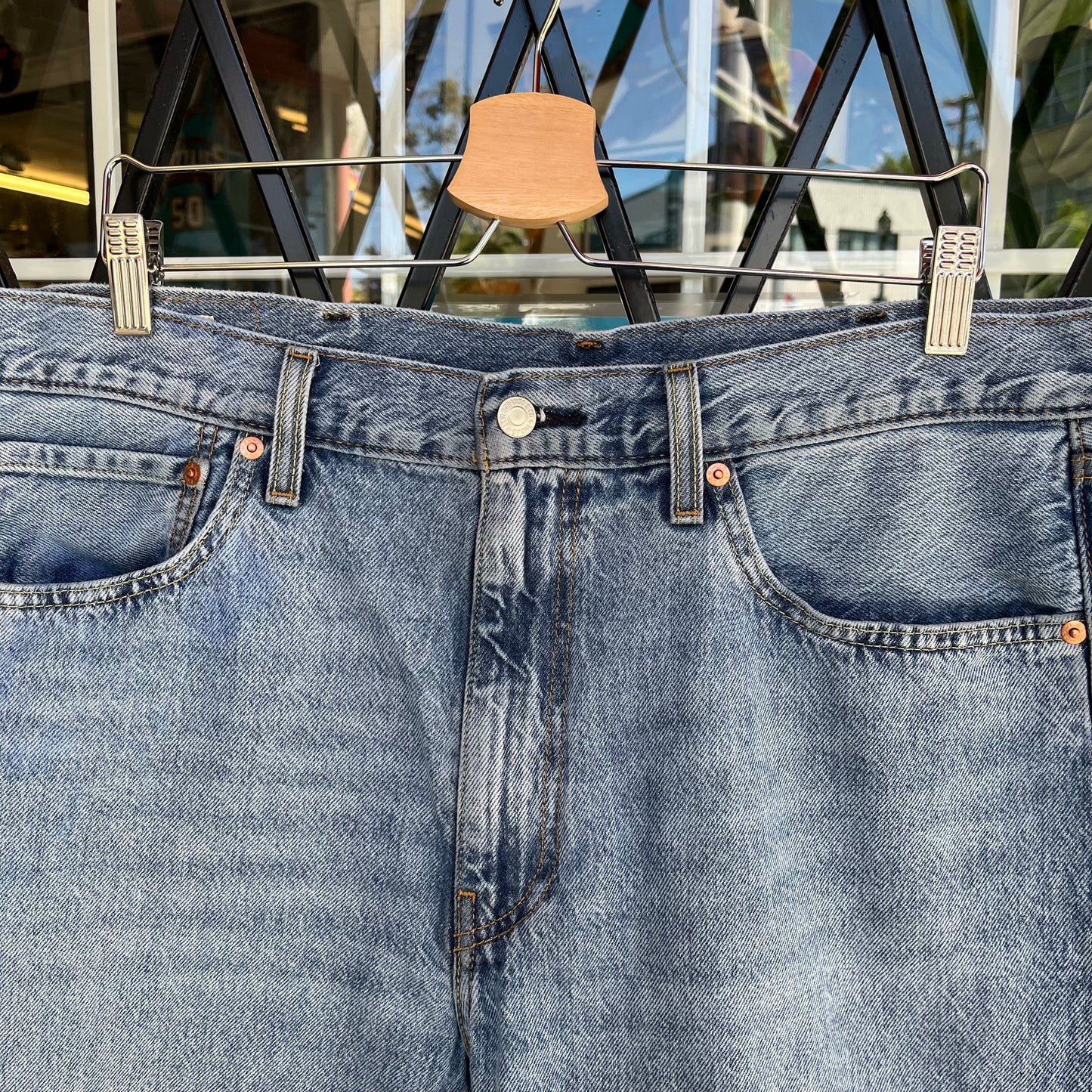 Levi’s Big E Baggy Denim Shorts - Size 38W