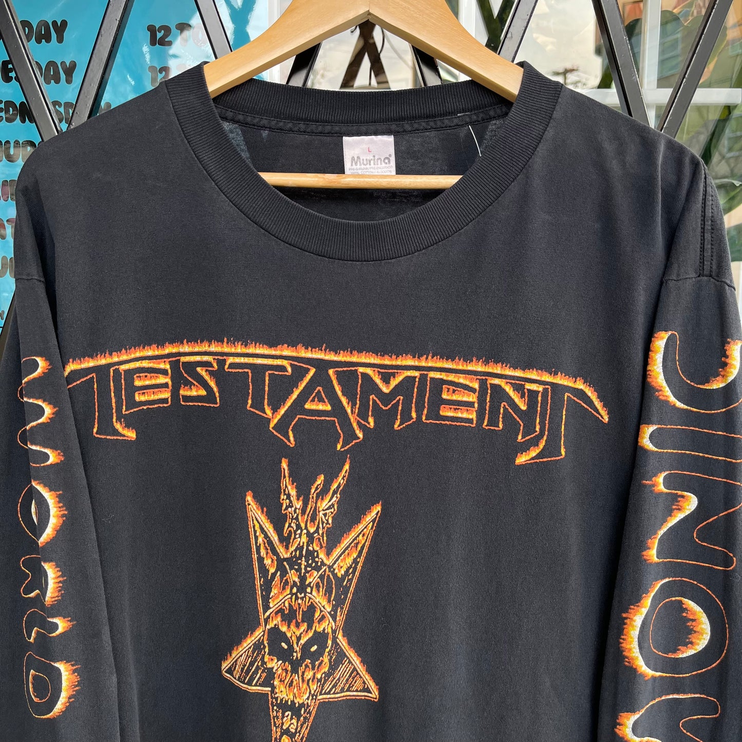 1997 Testament Demonic Tour Long Sleeve - Size L
