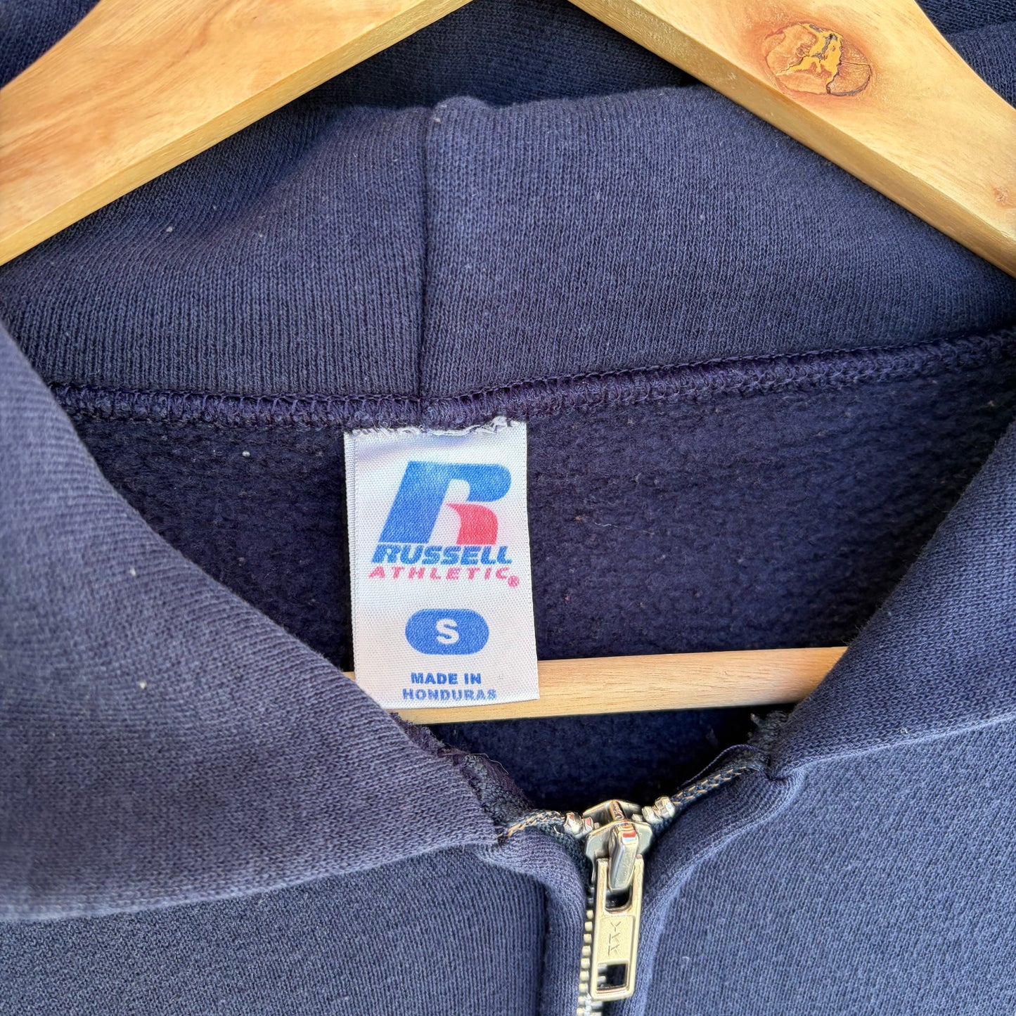 Vintage Russell Utah State Zip Up Hoodie - Size S