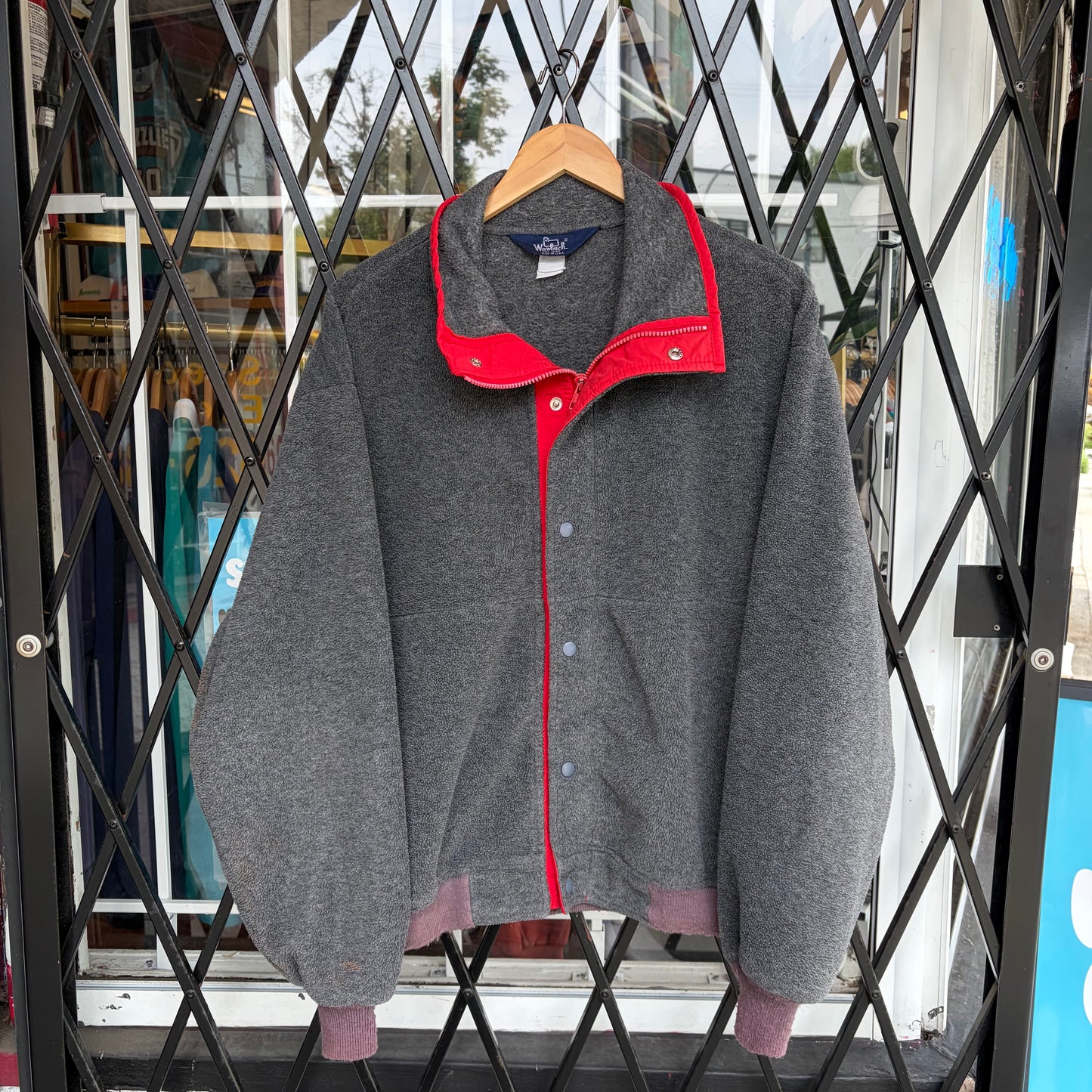 Vintage Woolrich Fleece Jacket - Size XL