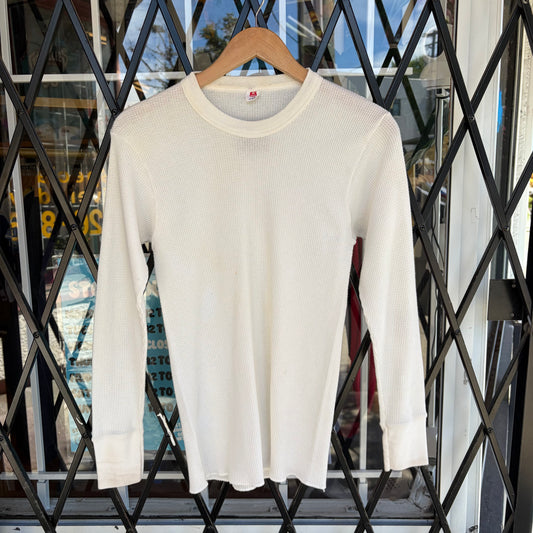 Vintage Hanes Waffle Thermal Long Sleeve - Size M