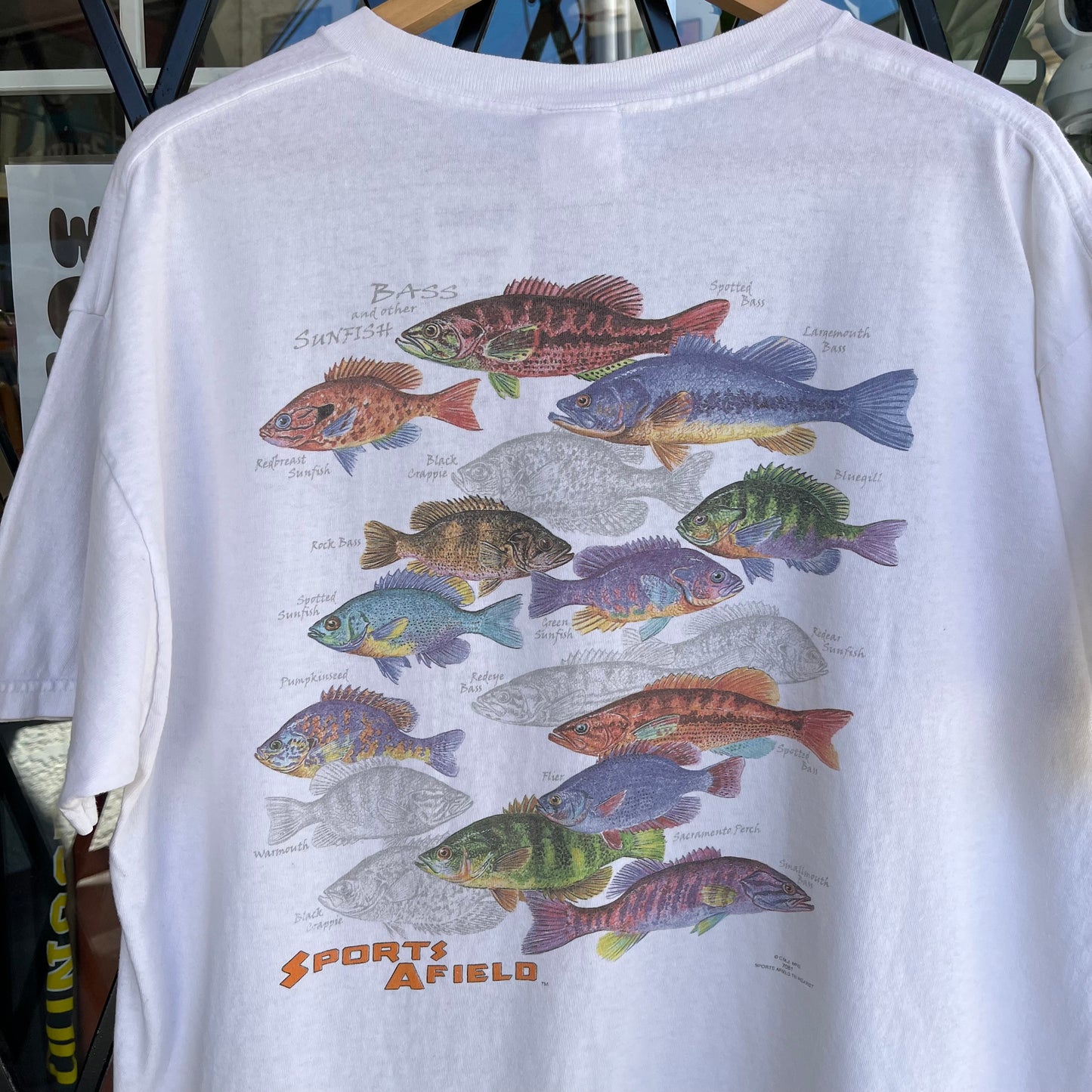 Vintage Bass Fishing Tee - Size XL