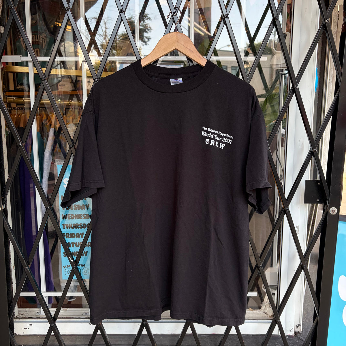 2007 The Beyoncé Experience World Tour Local Crew Tee - Size XL