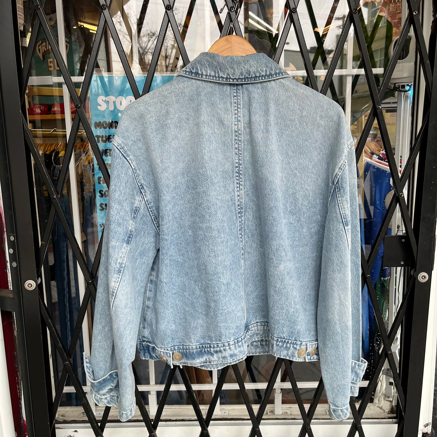 Gap Denim Cropped Chore Jacket - Size Womens L