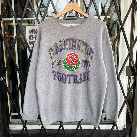 2001 Washington Huskies Rose Bowl Crewneck - Size XL