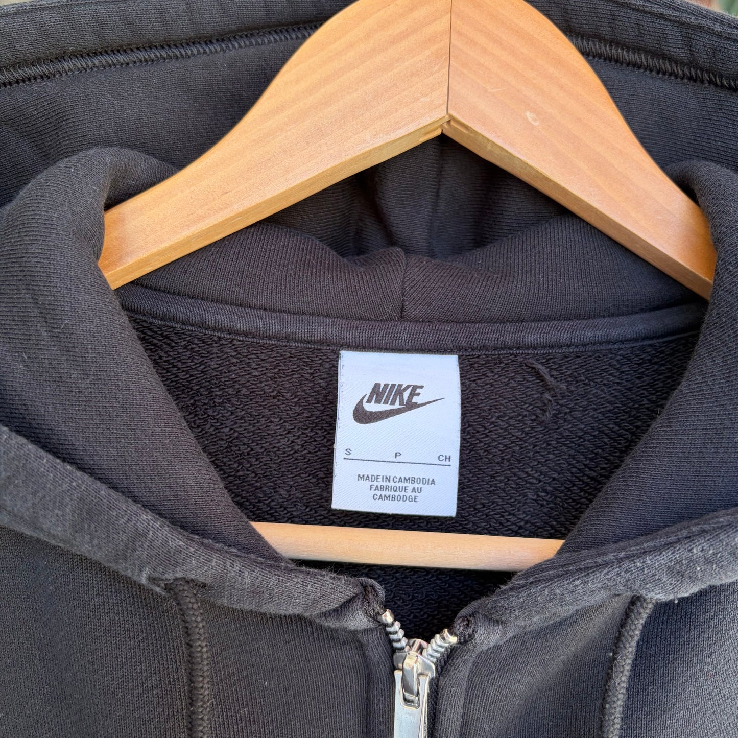 Nike Oversized Zip Up Hoodie - Size S