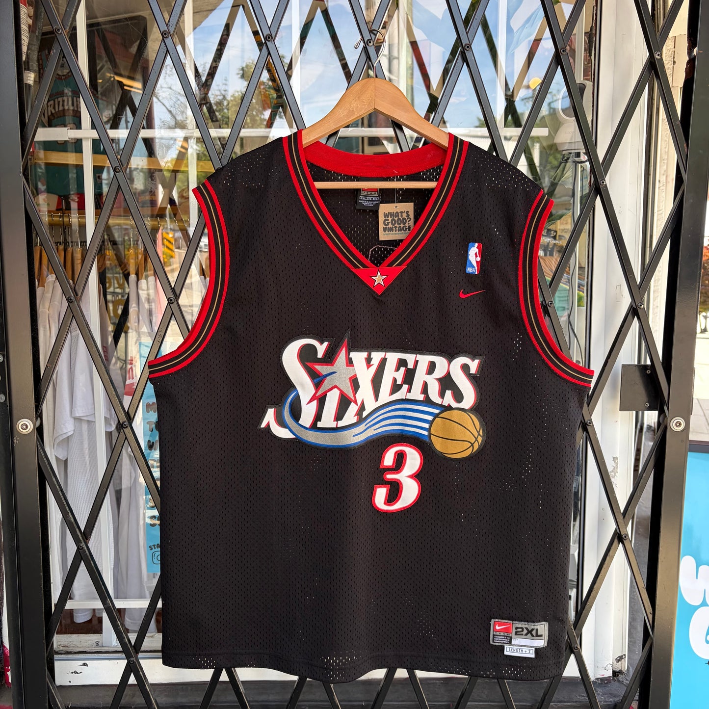 Vintage Nike 76ers Allen Iverson Jersey - Size XXL