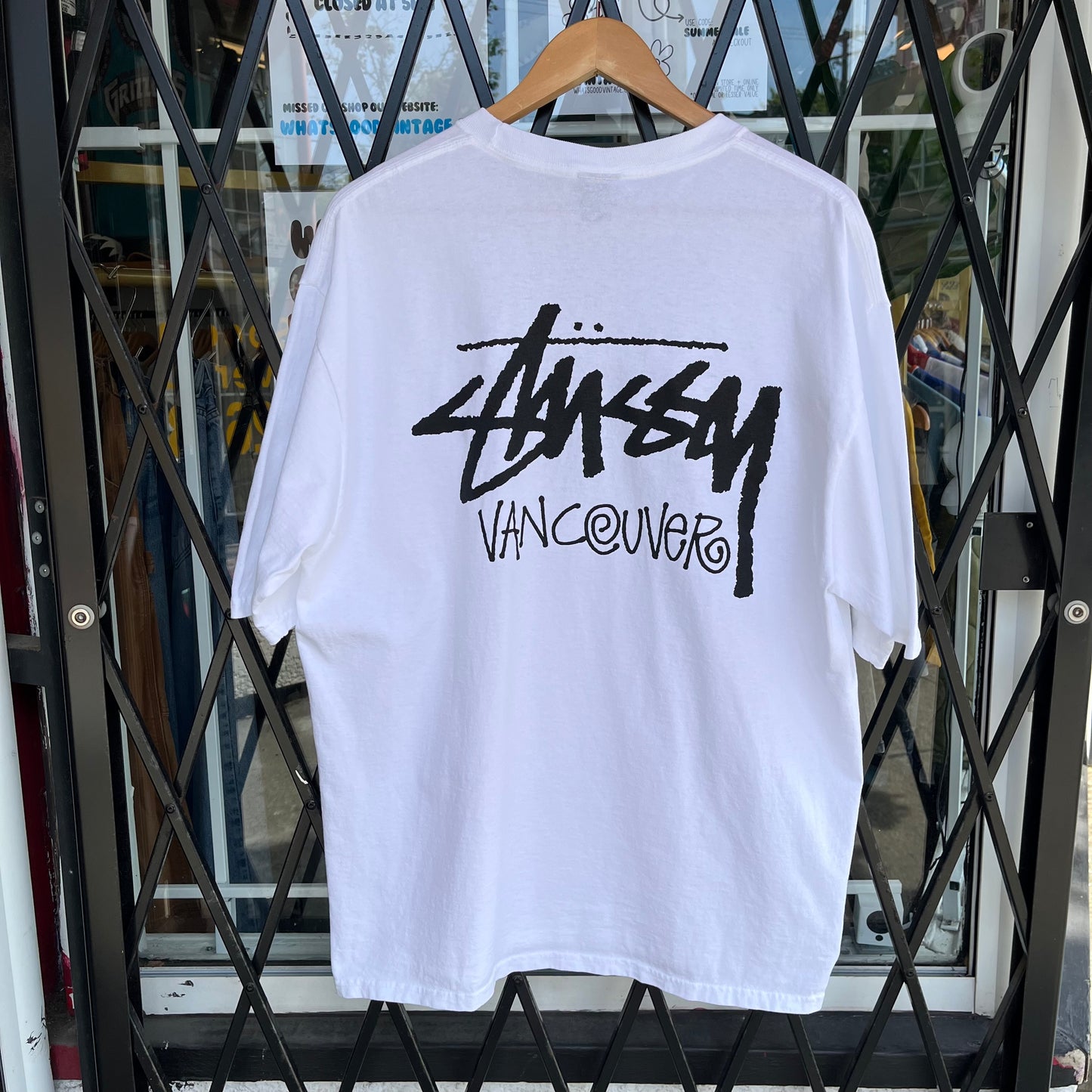 Stussy Vancouver Stock Tee White - Size XL