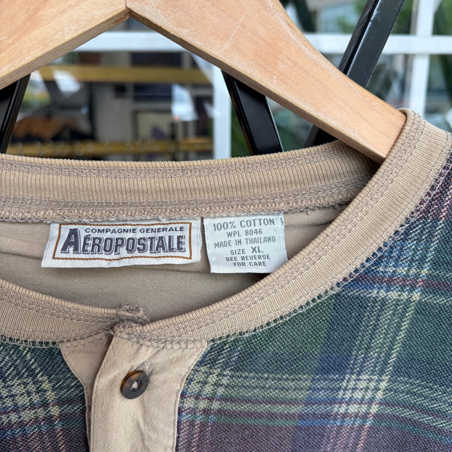 Vintage Aeropastale Plaid Long Sleeve - Size XL