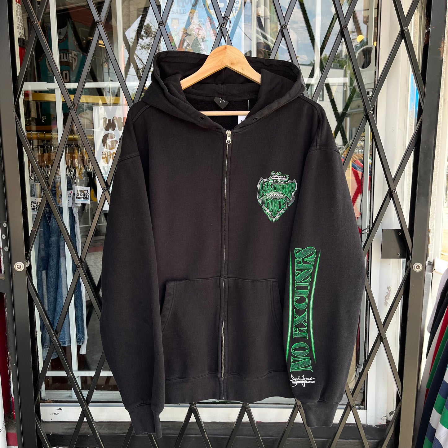 2009 John Force Racing Hoodie - Size L