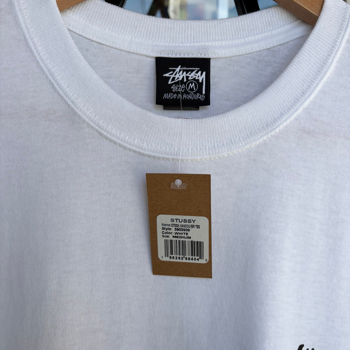 Stussy Vancouver Stock Tee White - Size M