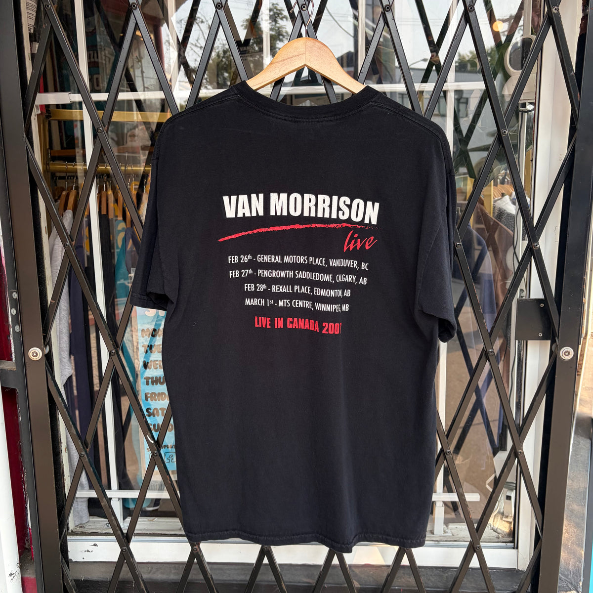 2007 Van Morrison Canadian Tour Tre - Size L