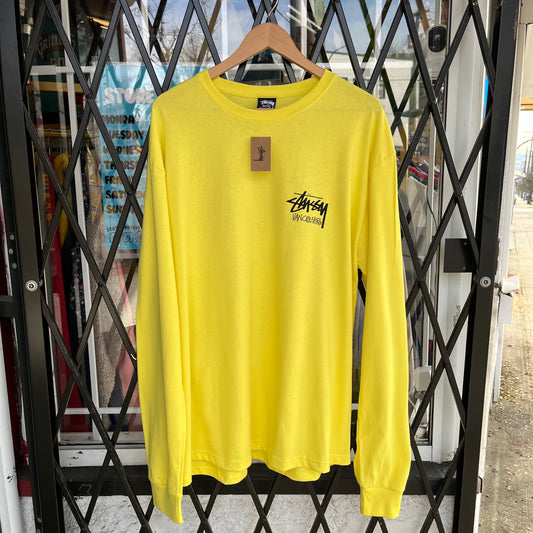 Stussy Vancouver Lemon Long Sleeve - Size XL