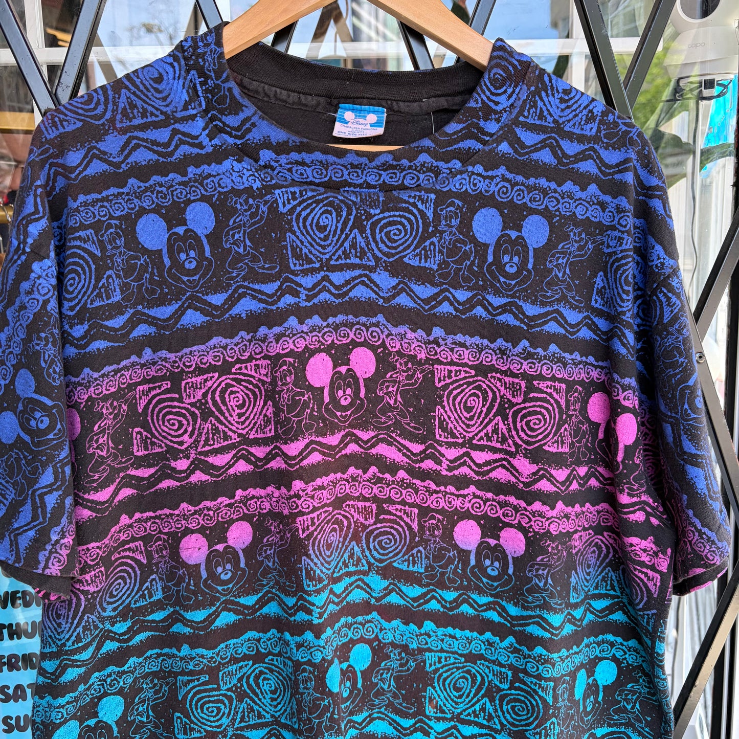 Vintage Disney AOP Tee - Fits Size XL