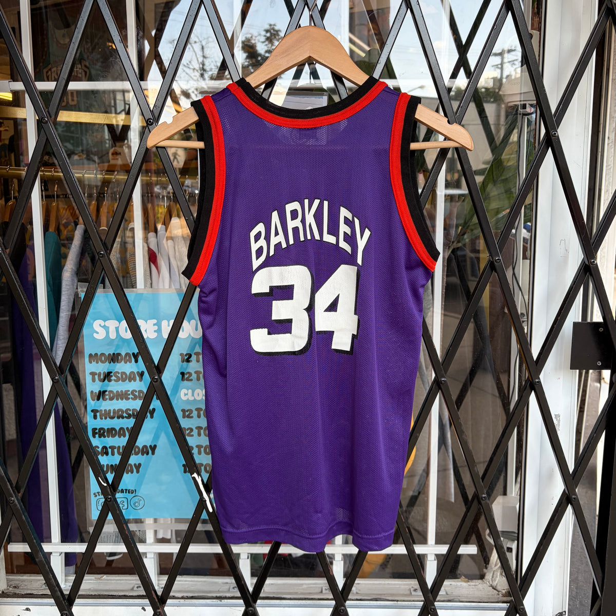 Vintage Champion Charles Barkley Suns Jersey - Size Youth L