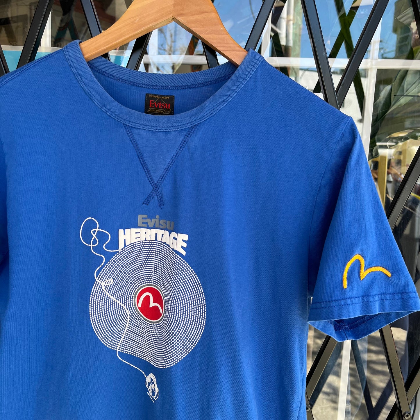 Evisu Heritage Vinyl Tee - Size L